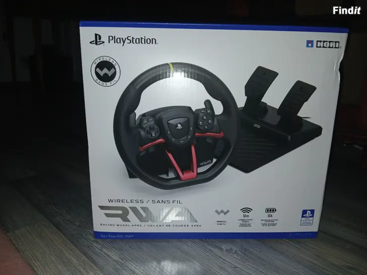 Säljes Ratti ja polkimet Hori RWA, PS5/PS4/PC