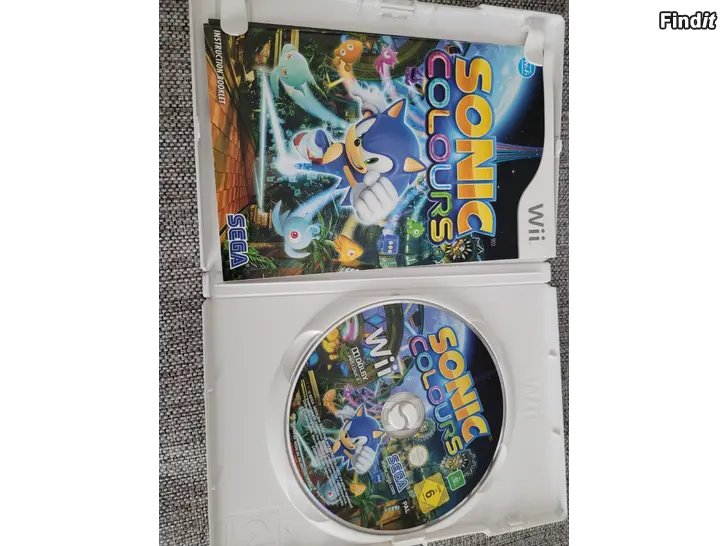 Myydään Sonic colours - wii