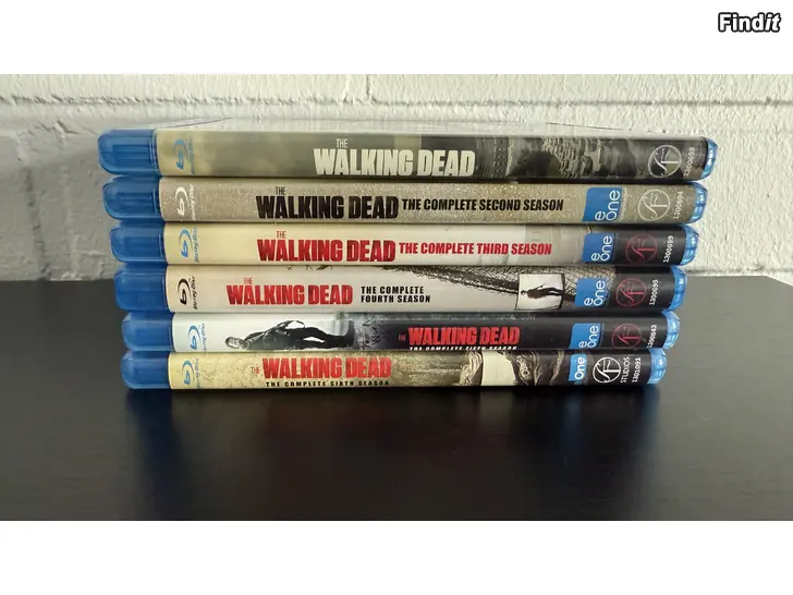 Säljes The walking dead serie säsong 1- 6 bluray