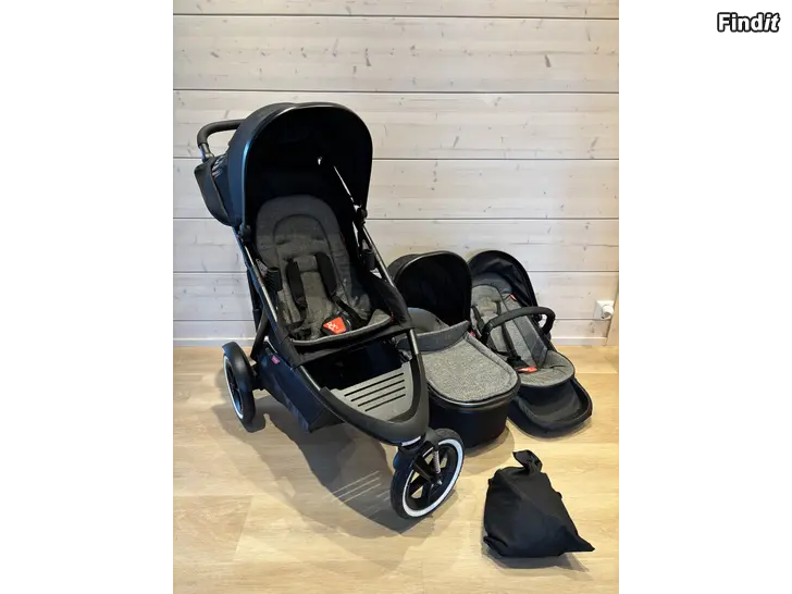 Säljes PhilTeds Sport barnvagn / löpvagn / dubbelvagn
