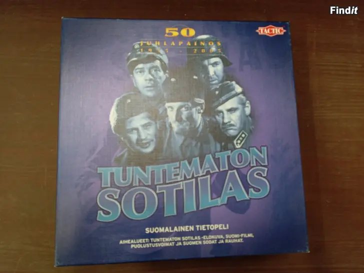 Myydään Tuntematon sotilas lautapeli