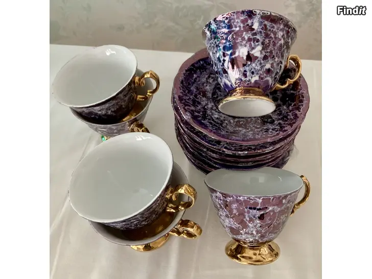 Säljes Handmålade kaffekoppar