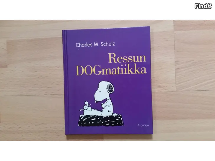 Myydään Ressun DOGmatiikka Charles M. Schultz Kirjapaja -hinta 4e