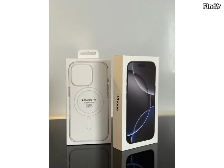 Myydään Iphone 16 pro black titanium