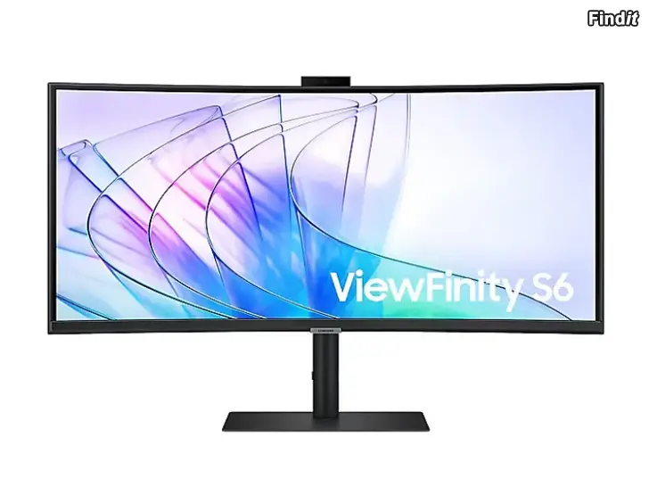 Säljes Samsung ViewFinity S6 S65VC 34 UWQHD monitor / datorskärm / näyttö
