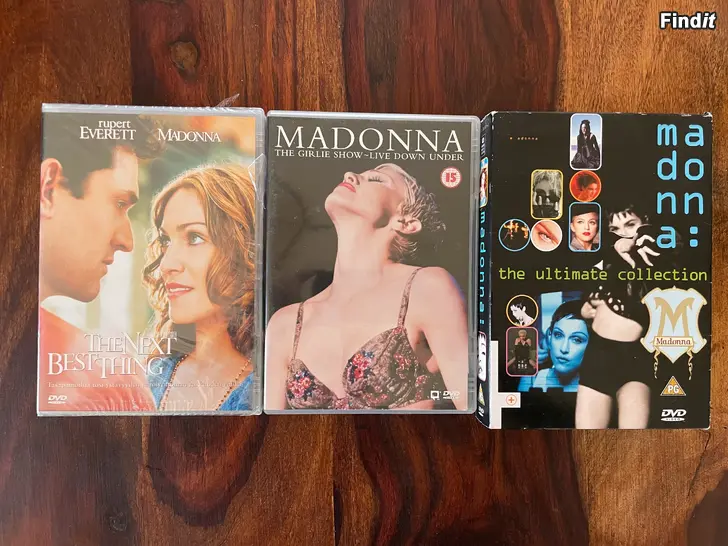 Myydään Madonna konserttitaltioinnit DVD