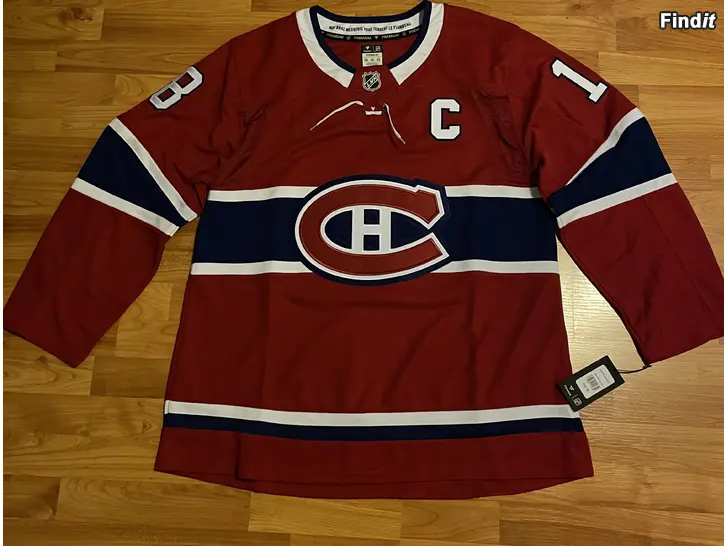 Säljes Montreal Canadiens Serge Savard signerad fantröja