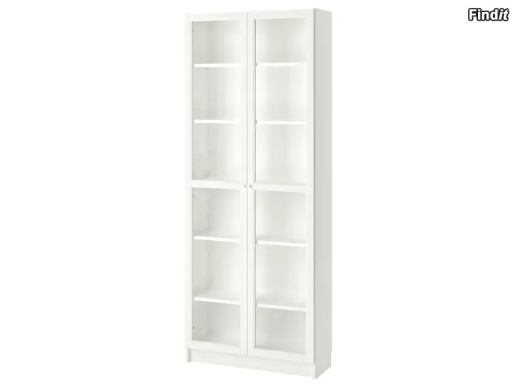 Säljes Ikea billy / oxberg vitrinskåp