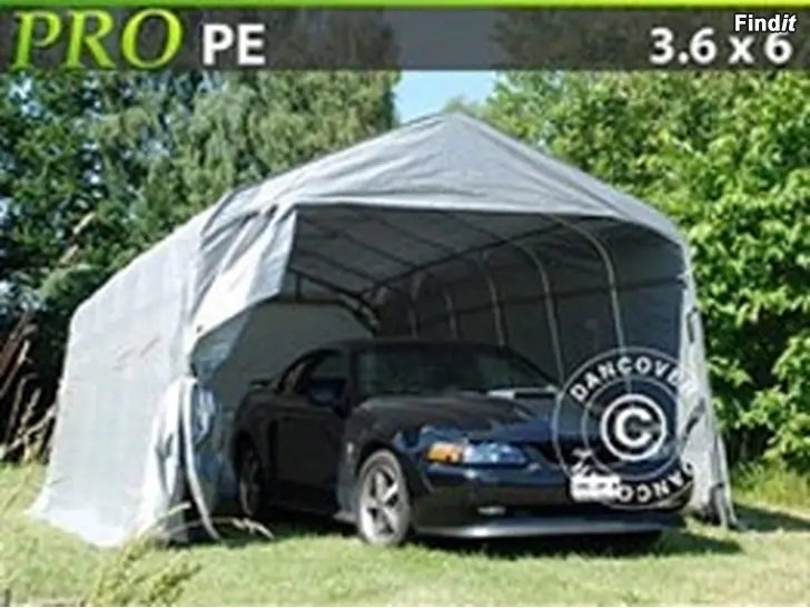 Säljes Garagetält PRO 3,6 x 6,0 x 2,68 PE 6115