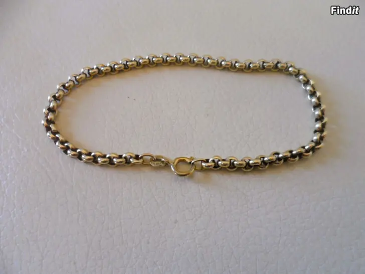 Myydään Unoaerre Kulta 4g papuranneketju 20cm