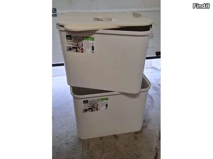 Myydään Smartstore Collect 76l säilytyslaatikot 2kpl