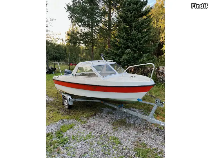 Säljes Flipper 510 HT + Yamaha 60hk Autolube 2-takt