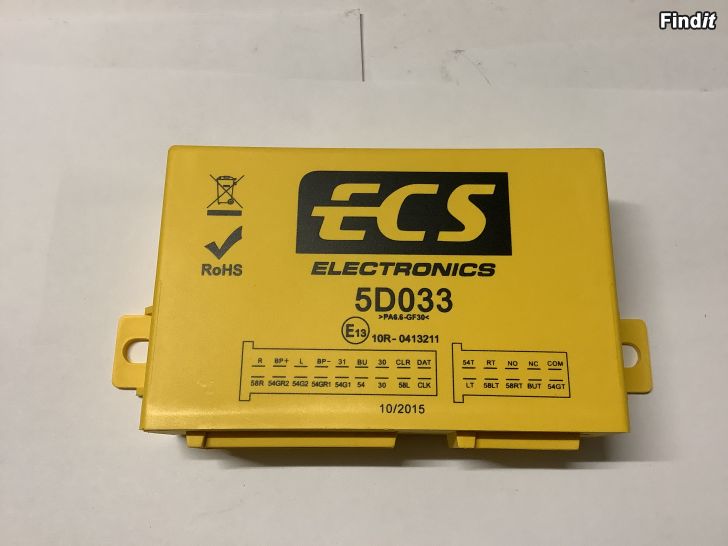 Säljes ECS 5D033 vetokoukun Boxi