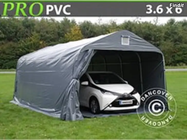 Myydään Garagetält PRO 3,6 x 6,0 x 2,7 PVC med Golvduk