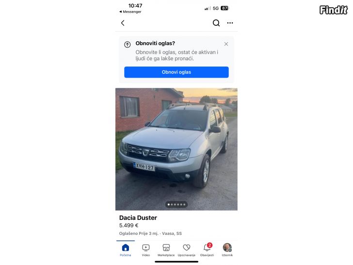 Säljes Dacia Duster