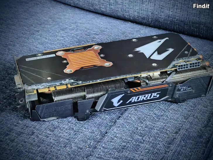 Myydään Grafikkort Gigabyte Aorus GTX 1080Ti