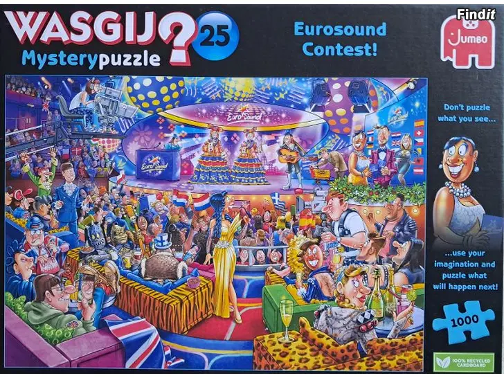 Säljes 4st Pussel 1000 bitar