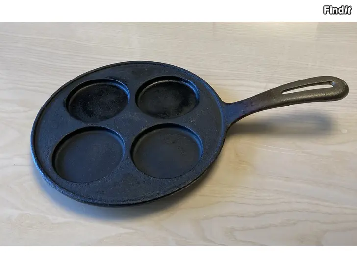Säljes Vintage plättpanna i gjutjärn