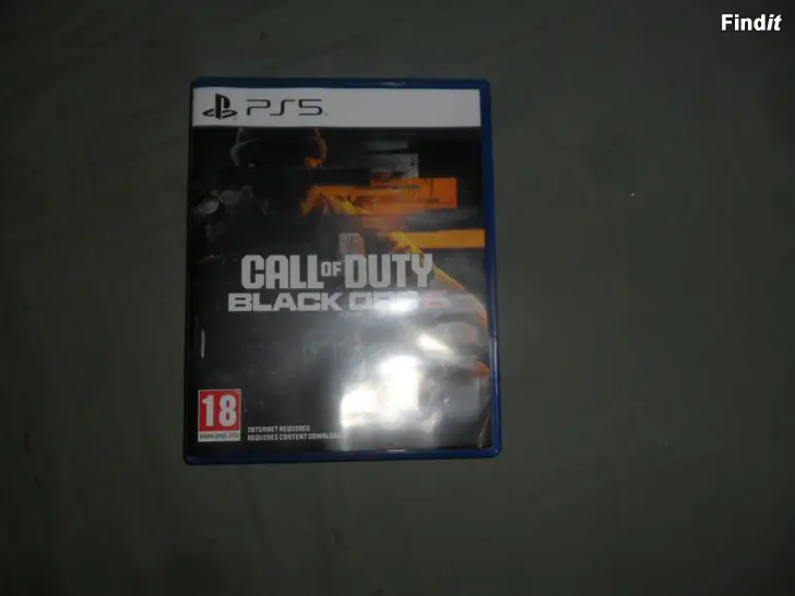 Myydään call of duty black ops 6 ps 5