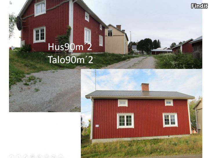 Vuokrataan Vuokralle tarjotaan talo Uppbyggted 52B Björköby+ pieni autotalli vanha navetta
