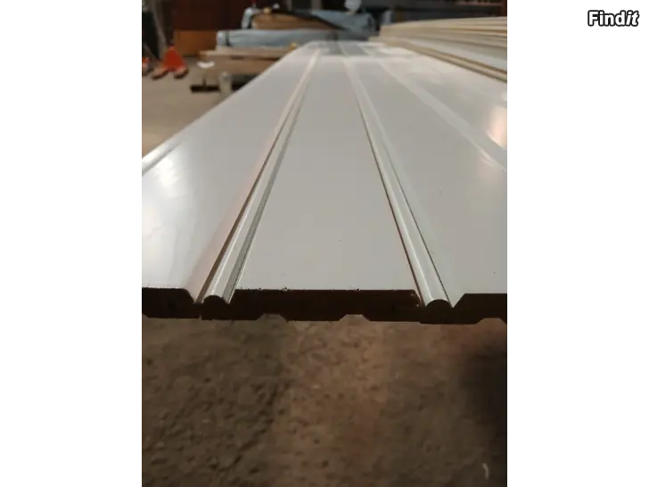 Myydään Helmipontti 15x95mm valkoinen talouslaatu ERÄ 86,4m / 7,3m²