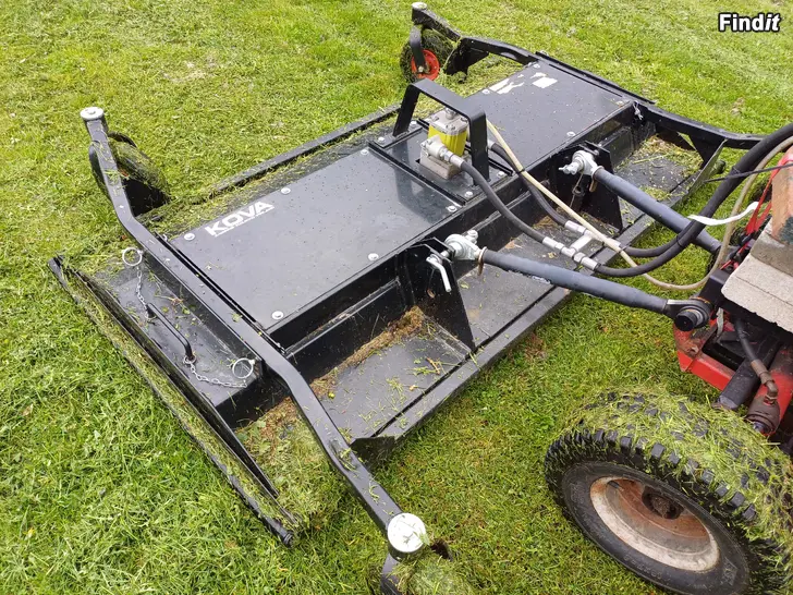 Myydään Minkomatic 560 + Kovan 180cm leveä leikkuulaite