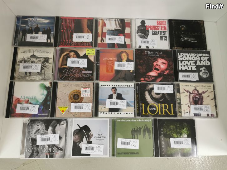 Säljes CD skivor med rock, pop, heavy, jazz, klassisk, mm