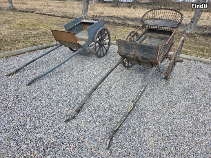 Säljes Hästkärror