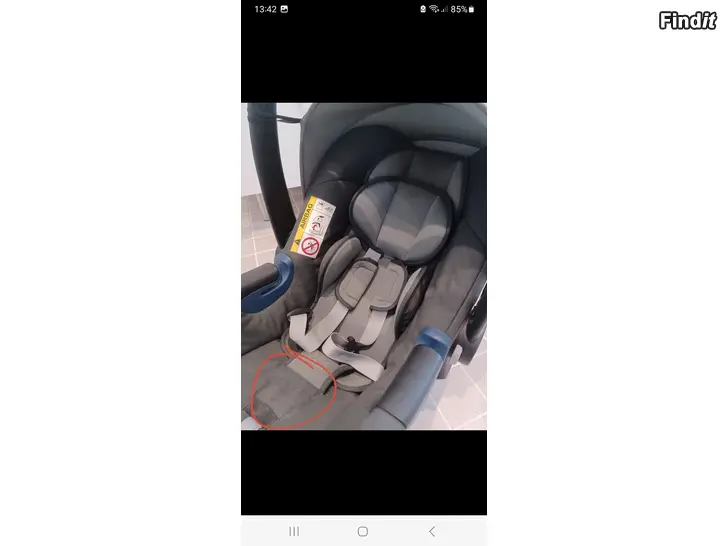 Säljes Babyskydd + klick i bas