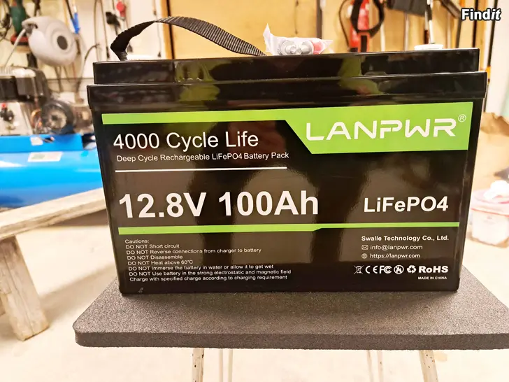 Säljes Ny Litium AKKU 100Ah