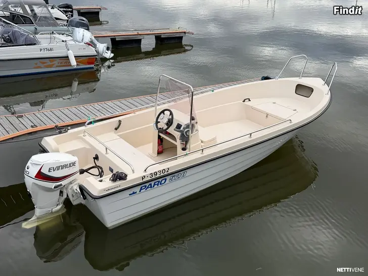 Säljes Paro 520 RX + Evinrude 60 NYSKICK