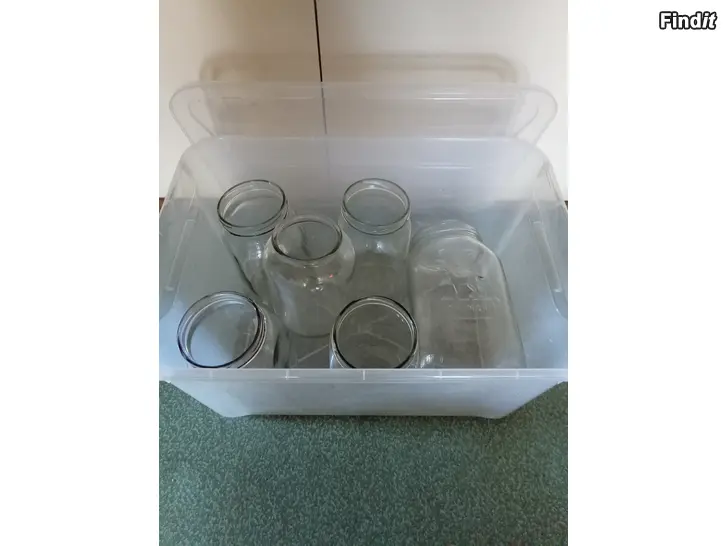 Myydään Lasipurkit