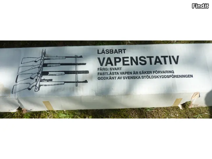 Myydään Lukittava aseteline halvalla