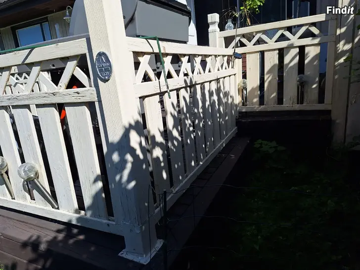 Myydään Terassin aidat ja jalat