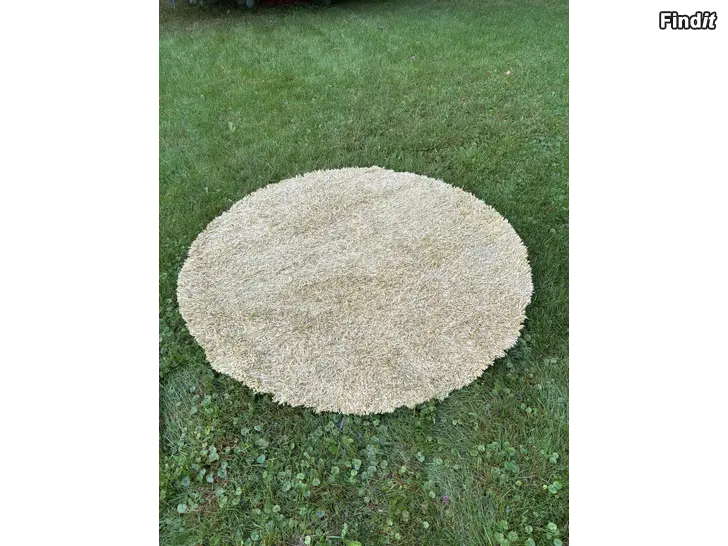 Säljes Matta, rund. Nukkamatto