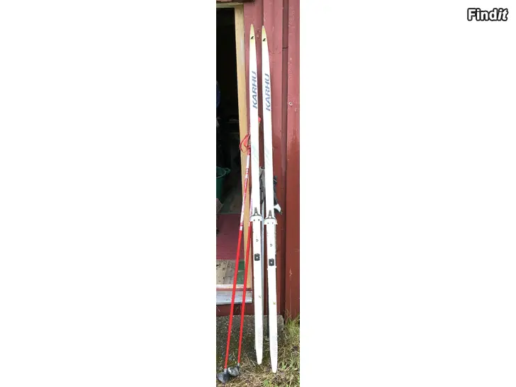 Myydään Karhu sukset 195 cm ja sauvat