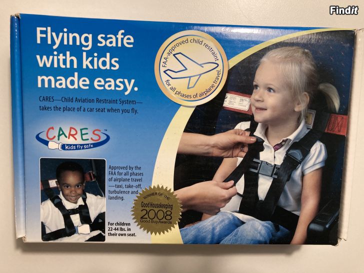 Myydään Flight belt for kids, for seat belt in airplane - Lentovyö lapsille, turvavyöksi lentokoneessa
