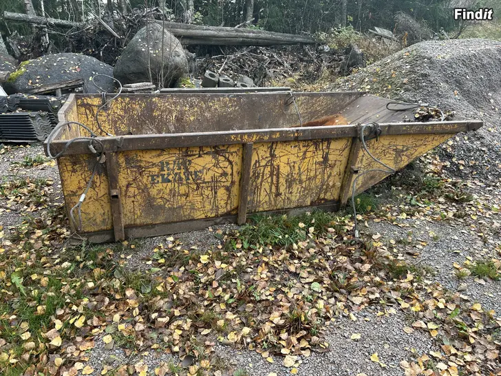Säljes Byggplats flak