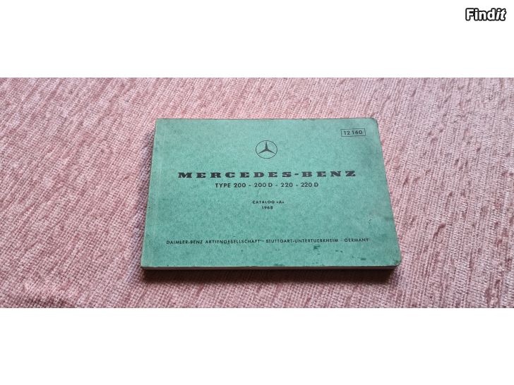 Säljes Mercedes-Benz katalog