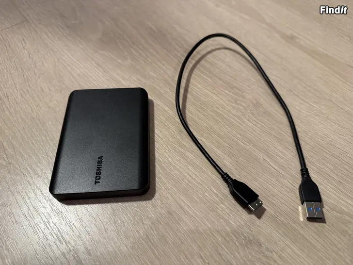 Säljes Toshiba Canvio Basics 2 Tb extern hårddisk 2,5