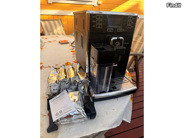 Säljes Saeco täysautomaatti/fullautomatisk espresso/cappuccino/macchiato kone/maskin
