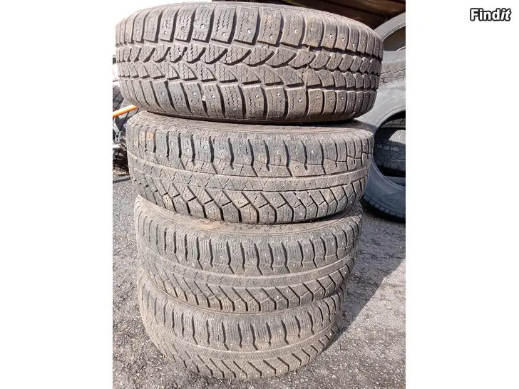 Myydään Nastarenkaat 185/70R14 vanteet 5-100 VAG