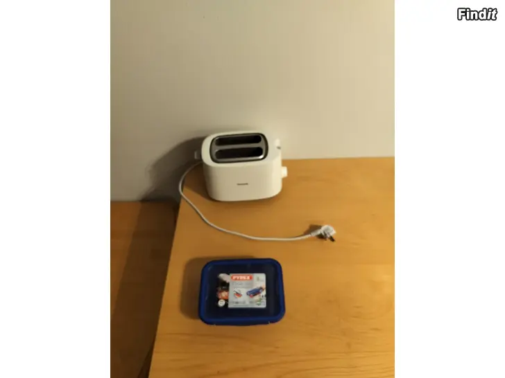Myydään Pyöreä matto leivänpaahdin Philips pyrex säilytysrasia