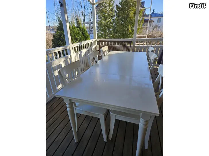 Myydään Ruokapöytä ja 6 kpl tuolit