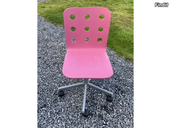 Säljes Skrivbordsstol rosa
