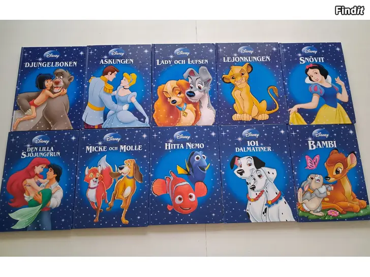 Säljes Disney böcker