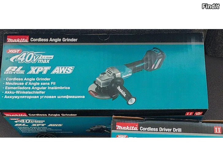 Myydään Uusi Makita XGT 40V kulmahiomakone runko