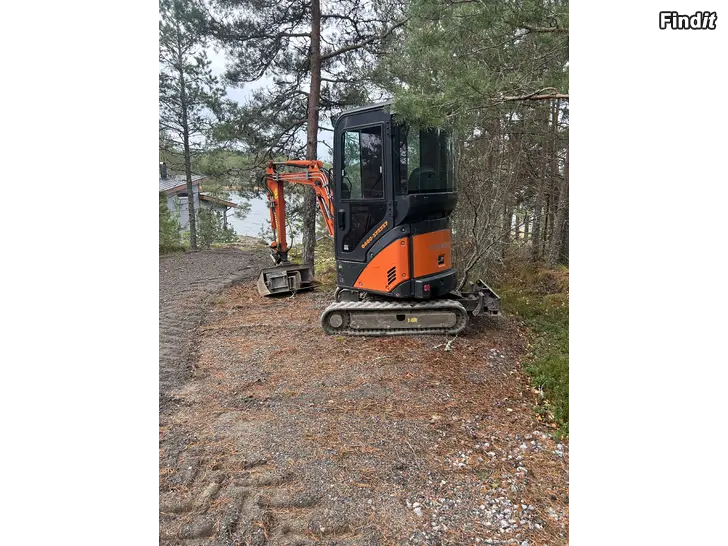 Uthyres Uthyres minigrävare