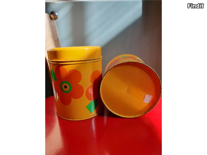 Säljes Retro burk 70 tal. Design Lena Eklund