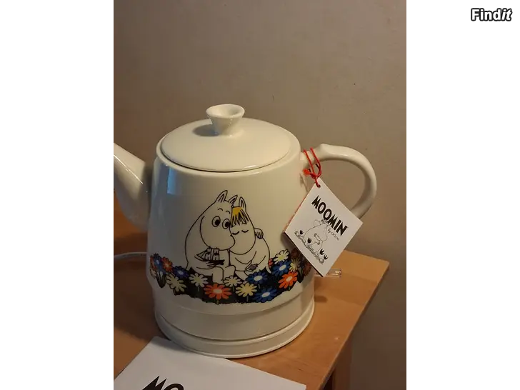 Myydään Muumi Romance Kukkaniitty Vedenkeitin. Uusi